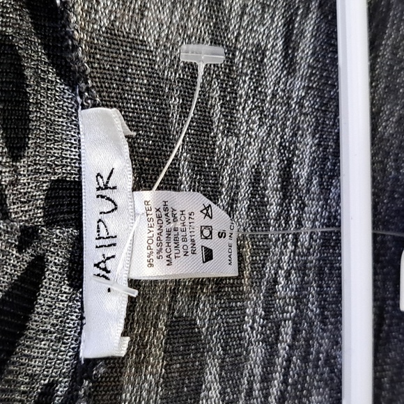 Jaipur Animal Print Open Front Flowy Lightweight cardigan. Size Small NWT - Picture 7 of 9